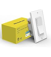 Smart Light Switch WiFi Dimmer Switch, 3-Way, Neutral Wire Required, Compatible with Dimmable LED...
