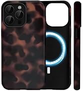 Amzfield Magnetic for iPhone 16 Pro Max Case - Tortoise Shell with Leopard Amber Print, Compatibl...