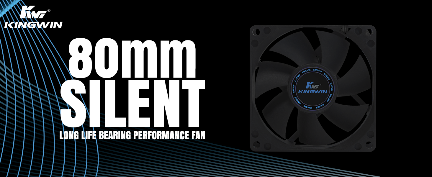 CF-08LB 80mm silent long life bearing performance fan