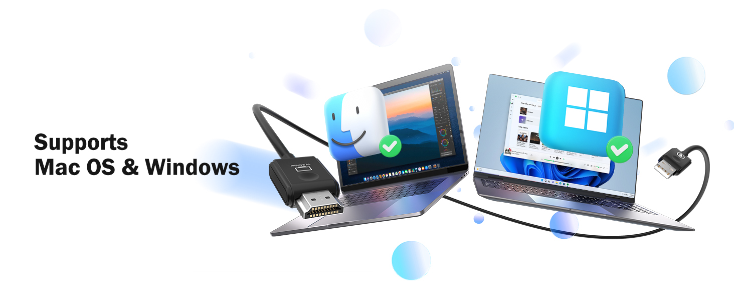 Lemorele WIreless HDMI Video Transmitter and Receiver for Mac OS and Window