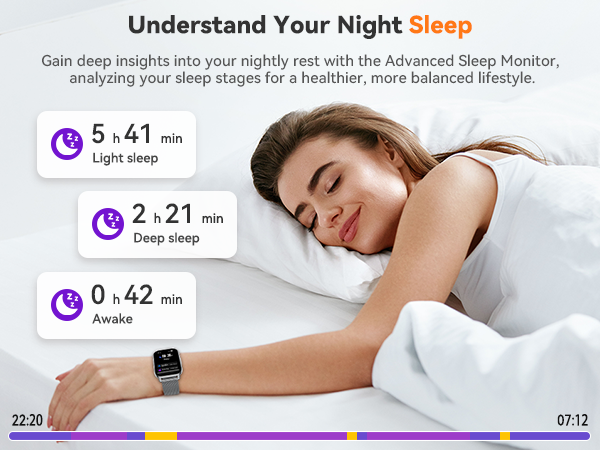 Sleep Tracker; smart watch for android phones