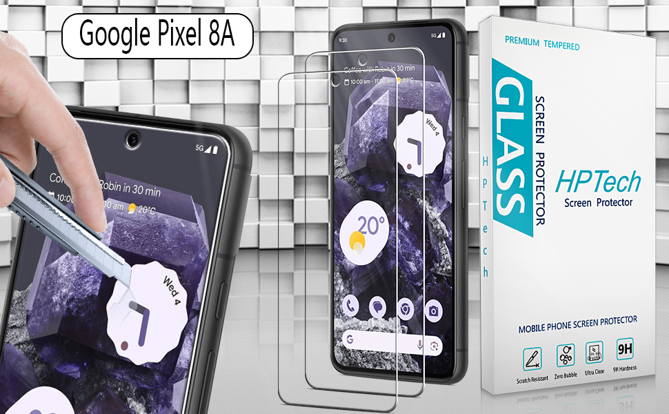 google pixel 8a screen protector tempered glass