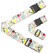 Rimilak 2 Pack Luggage Straps Suitcase Belts, Heavy Duty Adjustable Suitcase Belts Travel Bag Acc...