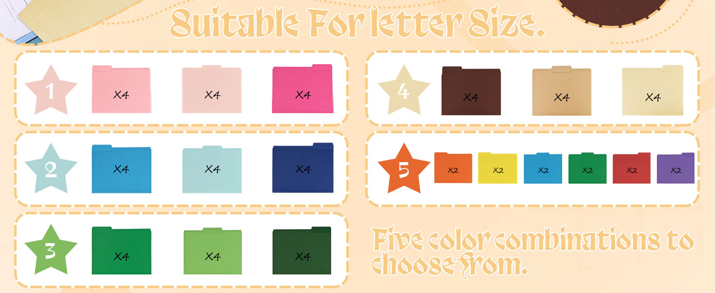 Multiple color combinations available