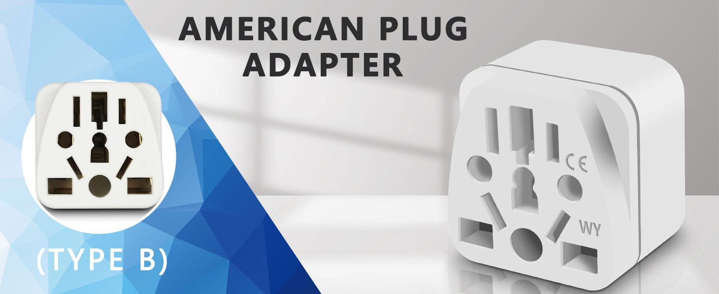 European to US Plug Adapter