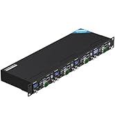 UCTRONICS Pi Rack Pro for Raspberry Pi 4B, 19" 1U Rack Mount, Support for 4 2.5" SSDs, Secure Shu...