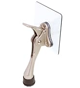 No Drilling Kickdown Door Stopper with Adhesive Bracket Stickers, Available for All Doors, Heavy ...
