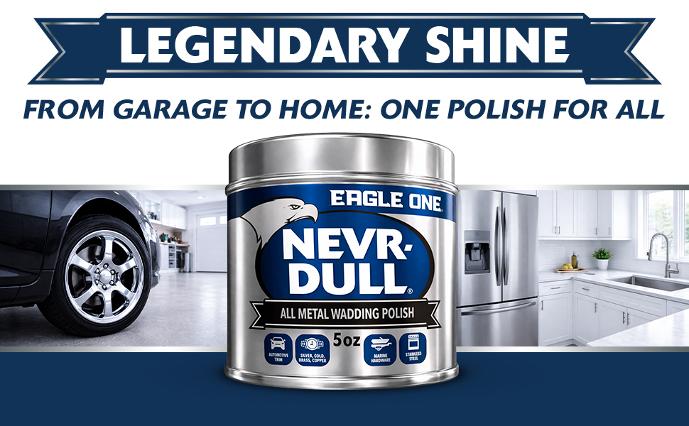 E1 Nevr-Dull All Metal Polish for Home and Auto