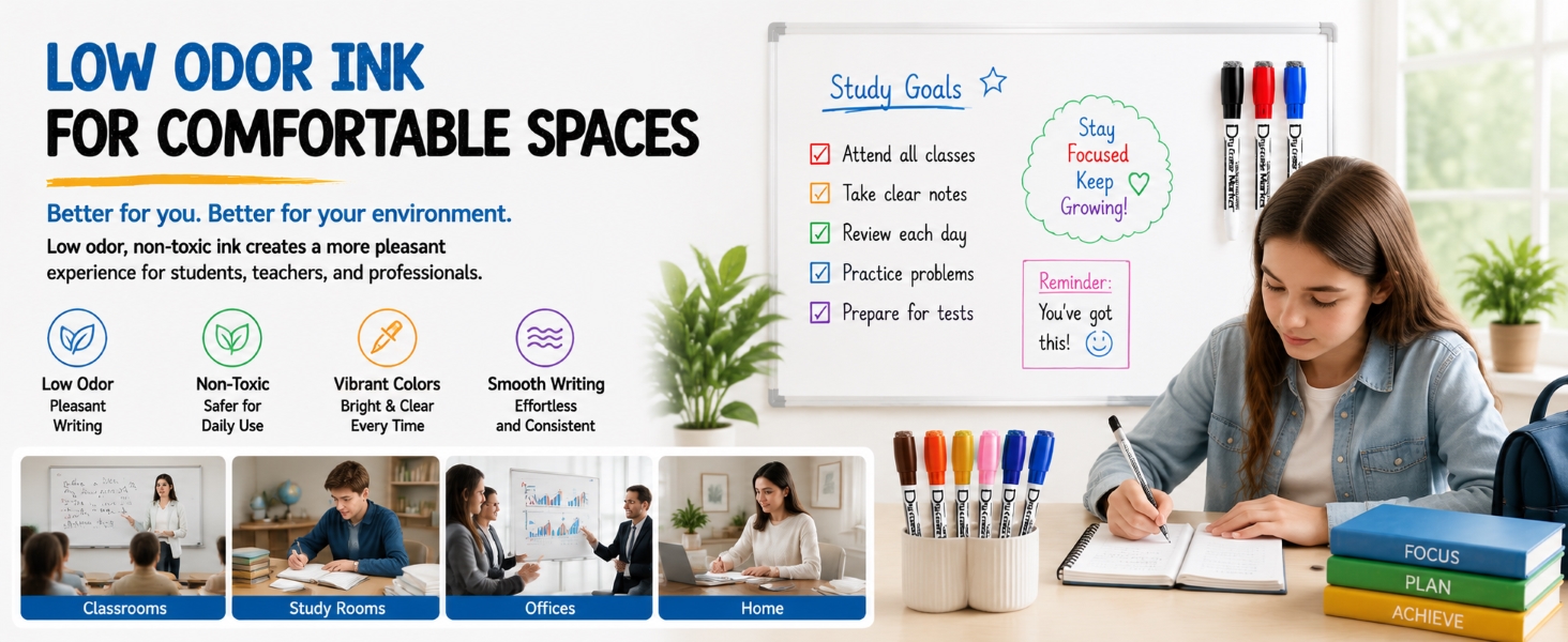 Colored Magnetic Dry Erase Markers