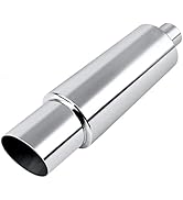 EVIL ENERGY Exhaust Muffler, Stainless Steel Exhaust Tip, Universal 15