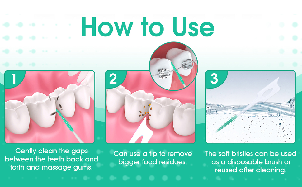 tooth floss brush