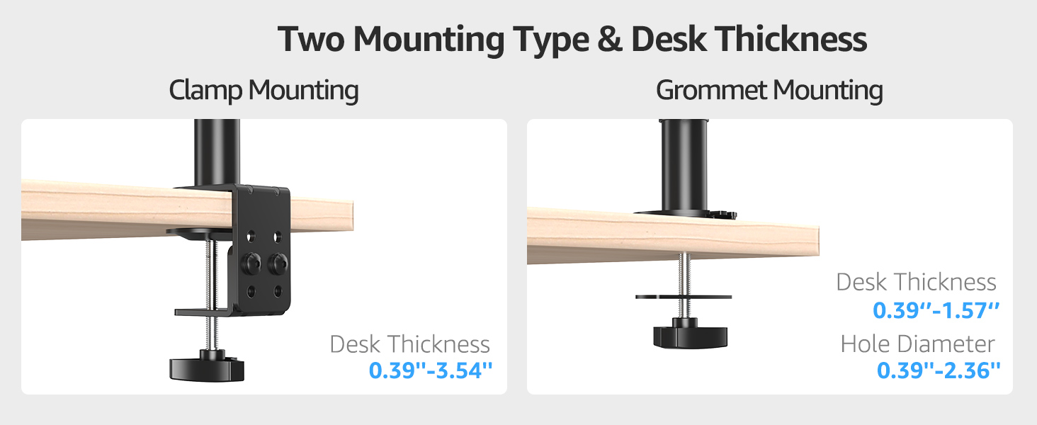 single monitor arm adjustable gas spring monitor arm