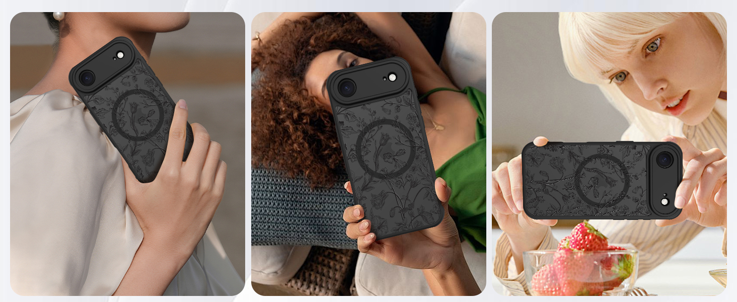 flower phone case for girls women