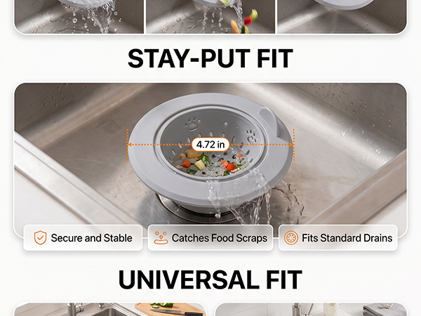 Silicone Sink Strainer