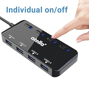 Independent On/Off Switches with Indicators