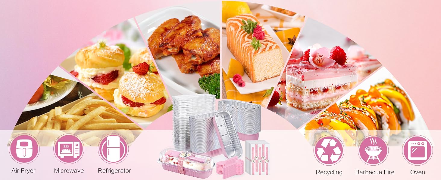 Rectangle Cake Pans with Lids