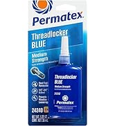 Permatex 24240 Medium Strength Threadlocker Blue, 36 ml, Automotive Threadlocker For Preventing B...