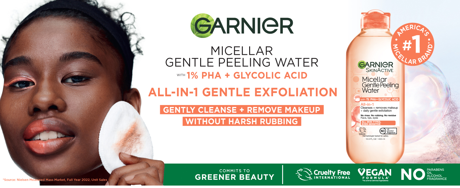 Garnier, Micellar Gentle Peeling Water BTF