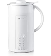 MOKKOM Nut Milk Maker, 42oz Automatic Almond Milk Machine for Homemade Plant-Based Milk, Oats, So...