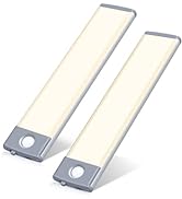 Led Under Cabinet Lighting Motion Sensor Under Counter Light with 1000mah Rechargeable Battery, 3...
