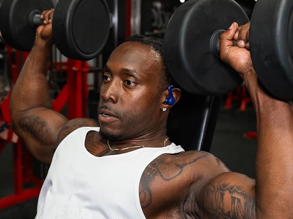 Hybrid ANC feature in the gym