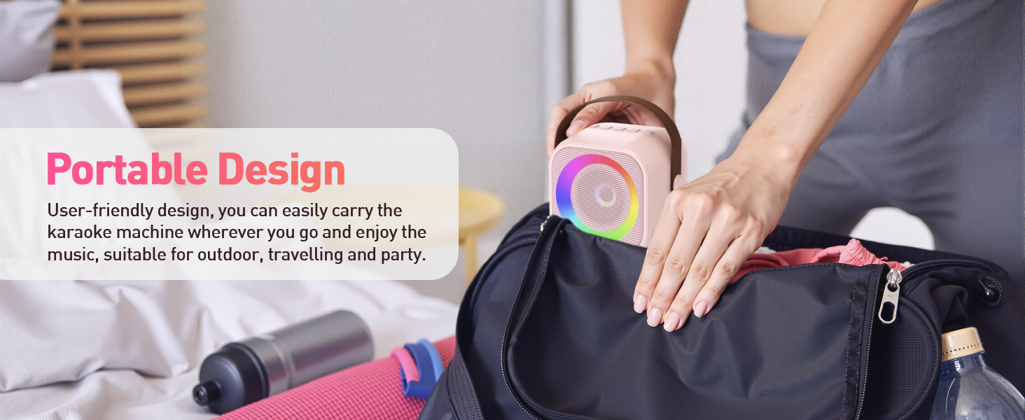 portable karaoke machine