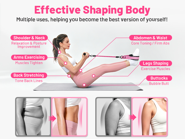 multifunction pedal resistance band
