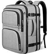 Fxcelets Travel Backpack for Men, Expanable Carry on Backpack, TSA 17.3 inch Laptop Bag Flight Ap...