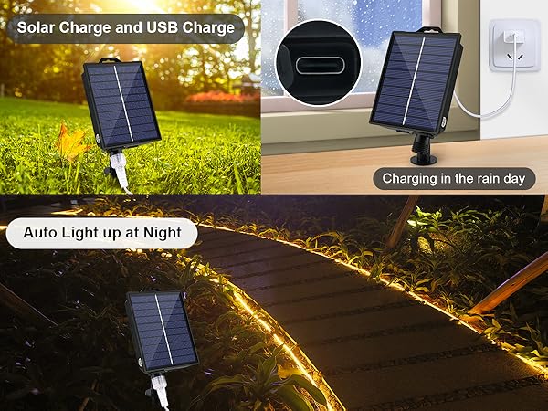 Solar Charge and USB Charge