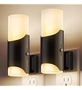 L LOHAS LED Night Light, Modern Night Lights Plug into Wall, Dusk to Dawn Sensor, 0-100LM Dimmabl...