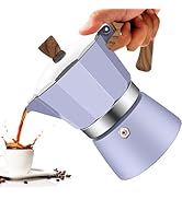 Vaolvpant 6 Cup Aluminum Moka Pot Classic Stovetop Espresso Coffee Maker 300ml 10oz Coffeemaker P...