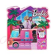 Barbie - Townley Girl Soft Case Vanity Set Includes Lip Gloss, Face Shimmer, Body Glitter, Cheek ...