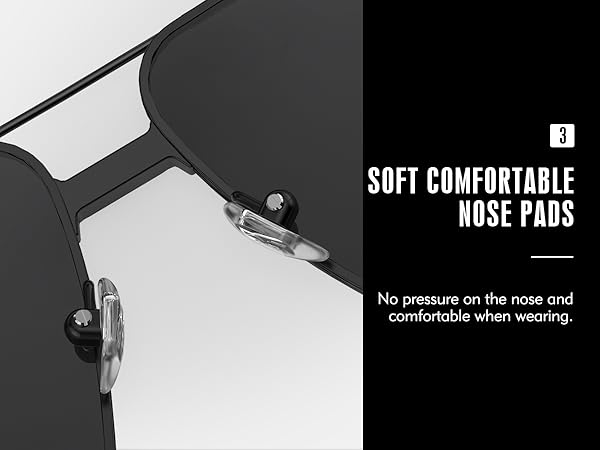 COMFORTABLE NOSE PADS