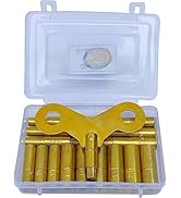 18 Piece Clock Winding Key Set - Original Brass, Odd/Even Number