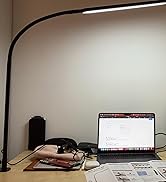SKYLEO Desk Lamp - Desk Light for 33.5" Tall - Flexible Gooseneck - 5 Color Modes X 11 Brightness...
