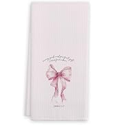 KDHTY 157CY-towel-pinkbow Dish Cloths &amp; Dish Towels