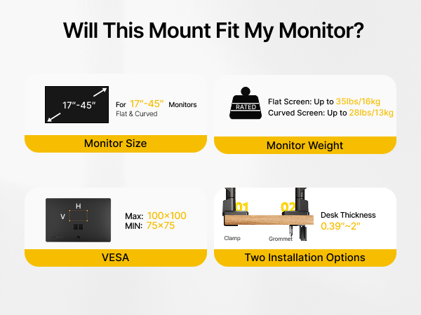 single monitor arm