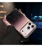 Losin Compatible with iPhone 17 Pro Max Gradient Glitter Case Fashion Bling Sparkly Glossy Case S...