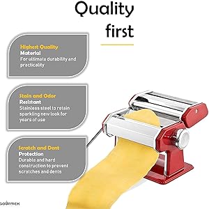 red pasta maker