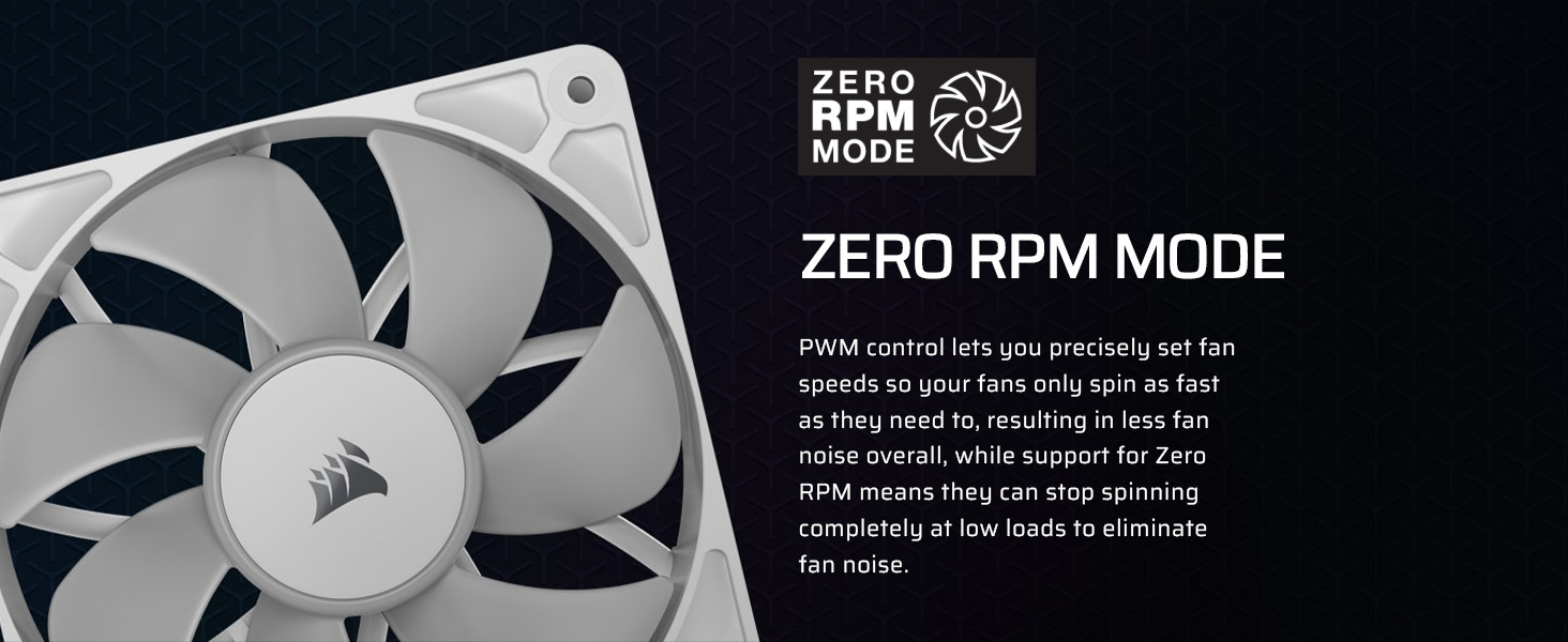 zero rpm fans, high airflow fans, pwm chainable fans