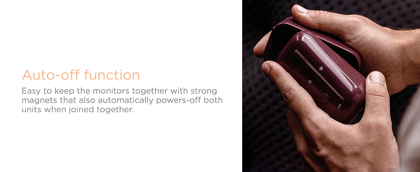 Motorola Nursery PIP12 Travel extended range baby monitor traveling newborn essentials audio monitor