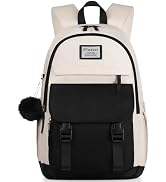 WINDARS School Backpack for Teen Girls, Cute College Backpacks for Women Students Aesthetic Bookb...