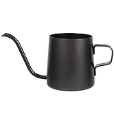 Gooseneck Coffee Pot Long Narrow Spout Pot Food Grade Stainless Steel Hanging Ear Kettle for Coff...