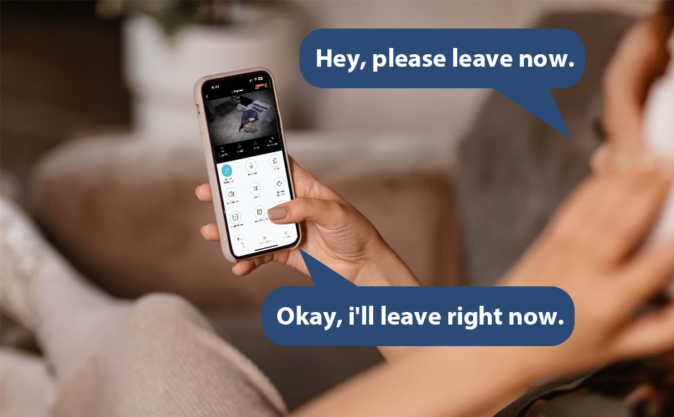 Supports two-way voice