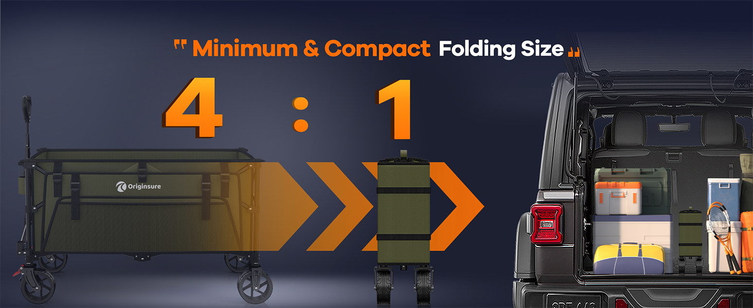 small size easy to fold up and place in the car