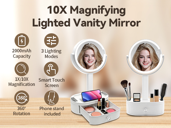 makeup mirror with lights