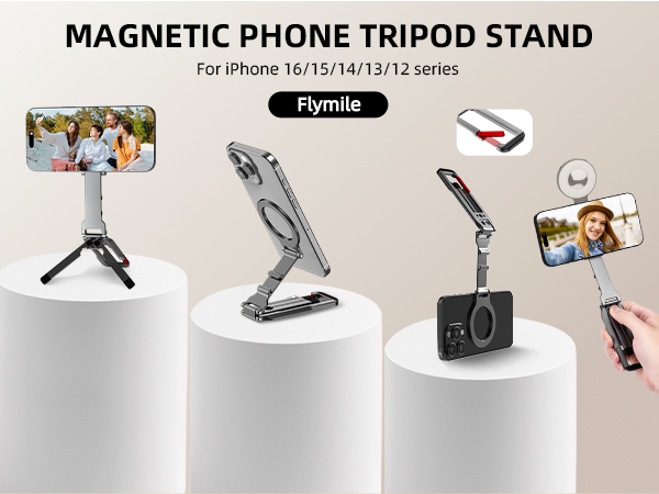 magnetic phone tripod stand