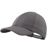 Home Prefer UPF50 Sun Hat for Men Women Reflective Water Repellent Quick Dry Baseball Cap Golf Ru...