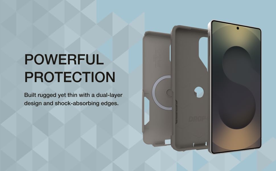 Powerful protection. dual-layer defense keeps your phone stable and secure.