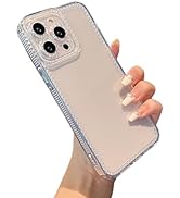 ZTOFERA Designed for iPhone 15 Pro Max 6.7 inch,Sparkly Cute Clear Case for Women Girls,Glitter B...